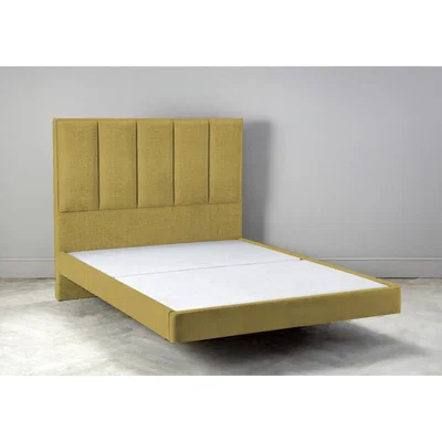 Perch and Parrow Waft 4'6 Double Size Bed Frame in Dandelion"