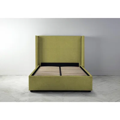 Perch and Parrow Suzie 4'6 Double Bed Frame in Granny Smith"