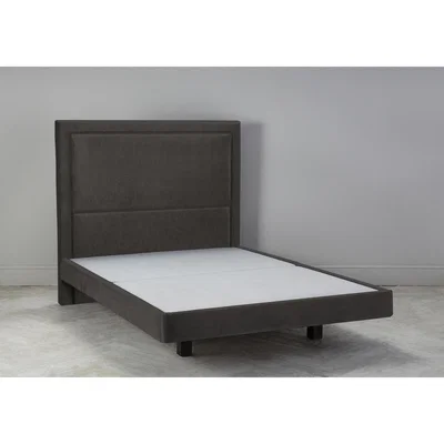 Perch and Parrow Hover 4'6 Double Size Bed Frame in Mocha"