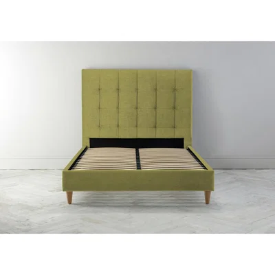 Perch and Parrow Hopper 4'6 Double Bed Frame in Granny Smith"