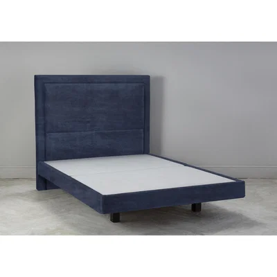 Perch and Parrow Hover 4'6 Double Size Bed Frame in Blue Lavender"
