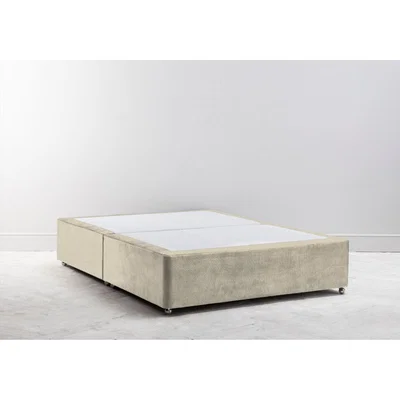 Perch and Parrow Buxton 4'6'' Double Size Bed Base in Winter Rye