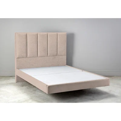 Perch and Parrow Waft 4'6 Double Size Bed Frame in Rose Petal"