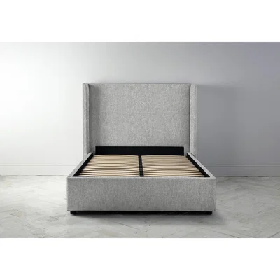 Perch and Parrow Suzie 4'6 Double Bed Frame in The Great White"