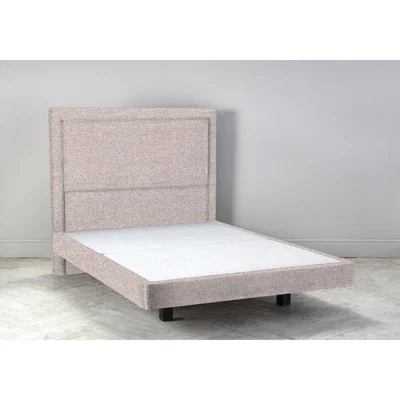 Perch and Parrow Hover 4'6 Double Size Bed Frame in Blush Pink"