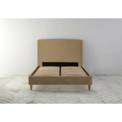 Perch and Parrow Ted 4'6 Double Bed Frame in Ginger Tea"