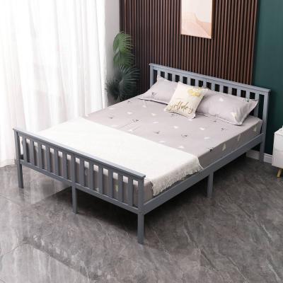 The Range WestWood Wood Single Bed With Footboard - Grey / Double