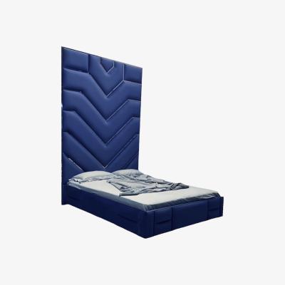 The Range Sergio V Bezel Bed Velvet  - Midnight blue  / Double