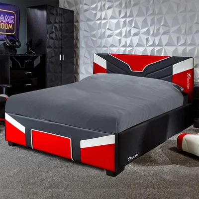 The Range X Rocker Cerberus Bed-in-a-Box - Red / Small Double