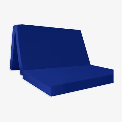 The Range Double Folding Z Bed Travel Mattress - Blue