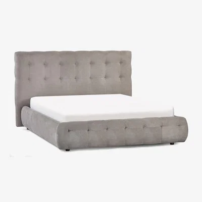 The Range Odette Bed - Light Taupe / Double