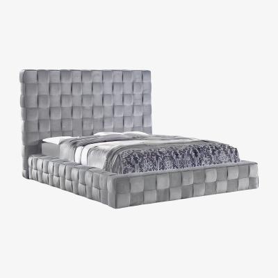 The Range Omega Weave Luxury Bed  - Silver  / Double