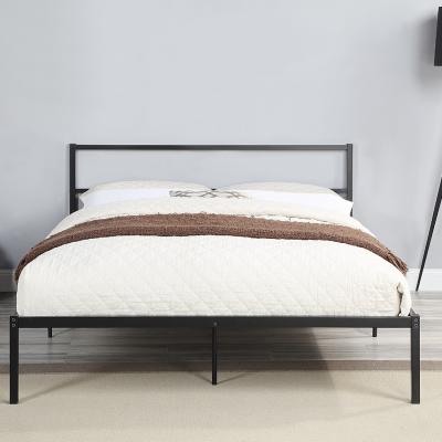 The Range Atwick Black Metal Bed - Black / Double