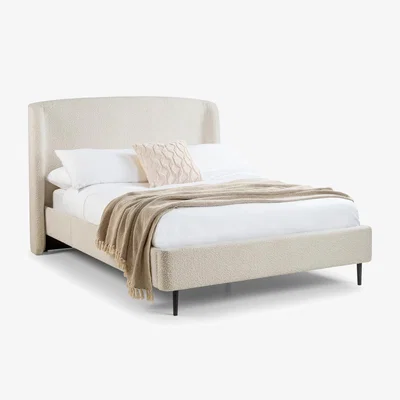 The Range Eden Boucle Bed - Ivory / Double