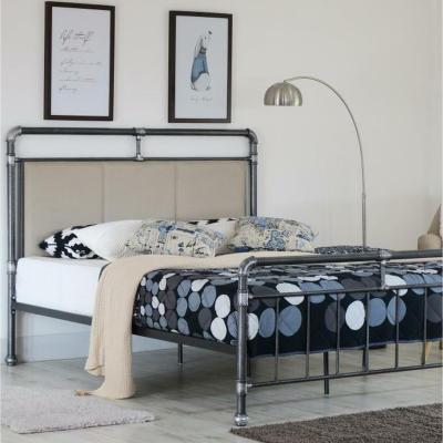 The Range Metal Industrial Scaffold Pipe Bed Frame  - Double