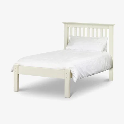 The Range Barcelona Bed Frame - White / Double