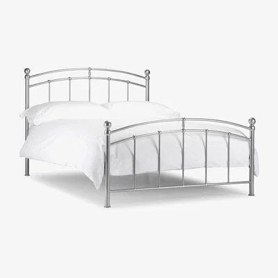 The Range Chatsworth Bed Frame - Silver / Double