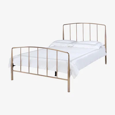 The Range Alexa Rose Gold Bed Frame - Rose Gold / Double