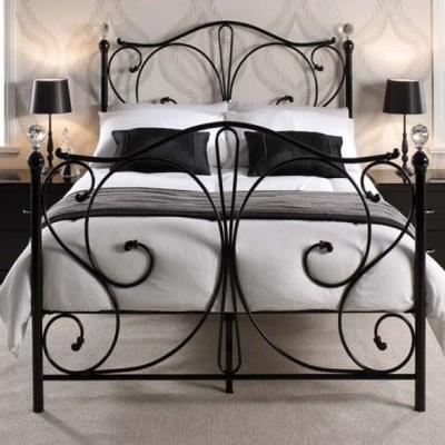 The Range Christina Metal Double Bed Black