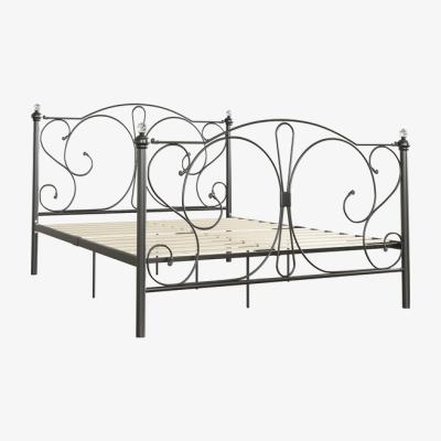 The Range Barcelona Metal Bed - Black / Double