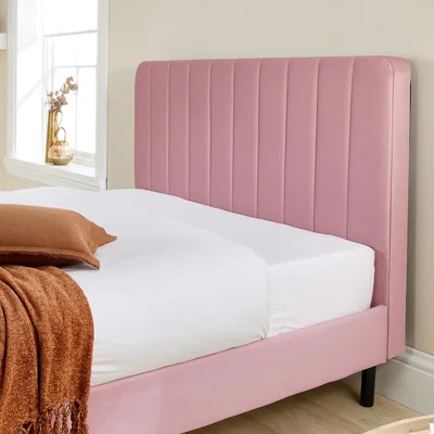 The Range Rosella Upholstered Bed - Navy / Double