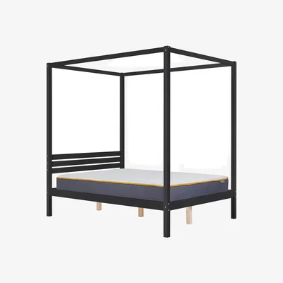 The Range Mercia Four Poster Double Bed - Black