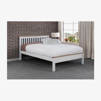 The Range Phoenix Bed Frame White Double - White