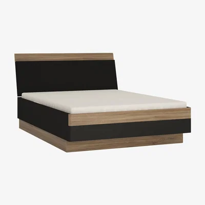 The Range Jonas & James Orlando Bed - Stirling Oak / black / Double