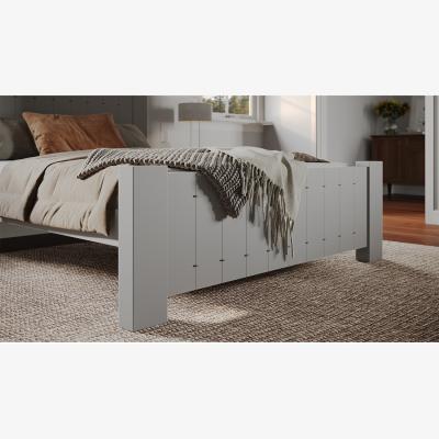 The Range Dawson Bed Frame Grey Double - Grey