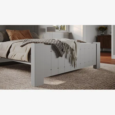 The Range Dawson Bed Frame Grey Double - Grey