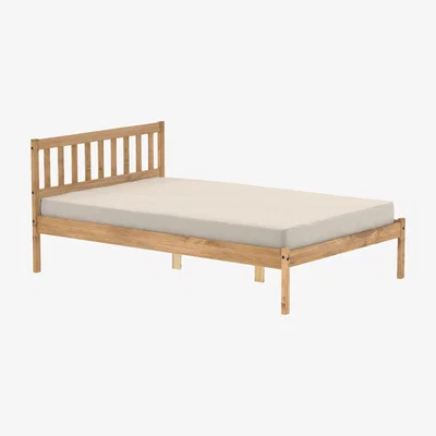 The Range Lisbon Double Bed - Brown