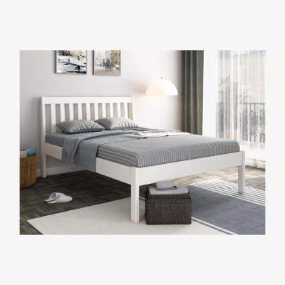 The Range Elsie Solid Wood Bed White Double - White