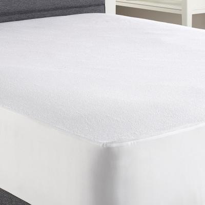 The Range Waterproof Mattress Topper Bed Protector - White / Double