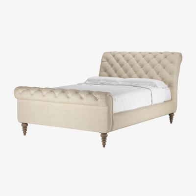 Sofa.com Knightsbridge Double Bed in Chantilly Aquaclean Clever Chenille