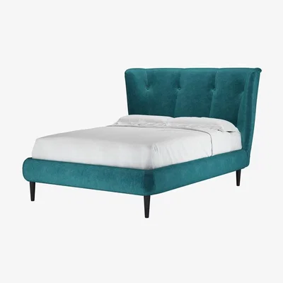Sofa.com Audrey Double Bed in Neptune Smart Velvet - sofa.com