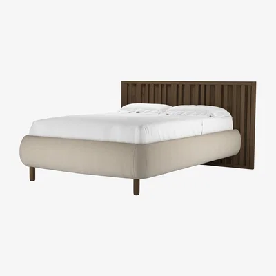Sofa.com Florence Double Bed in Wishful Vermeer Linen
