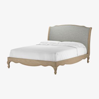 Sofa.com Ophelia Double Bed in Grey Marl Highland Tweed - sofa.com