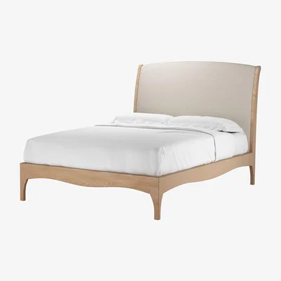 Sofa.com Emilia Double Bed in Canvas Pure Belgian Linen - sofa.com