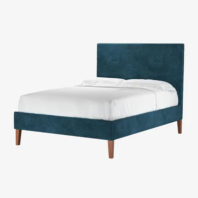 Sofa.com Avery 130cm Double Bed in Mineral Mist Speckled Chenille
