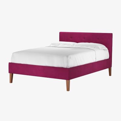 Sofa.com Avery 100cm Double Bed in Persian Rose Smart Velvet