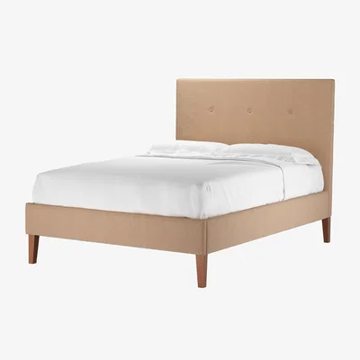Sofa.com Avery 130cm Double Bed in Rosewater Organic Smart Cotton
