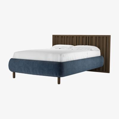 Sofa.com Florence Double Bed in Portland blue Brushstroke