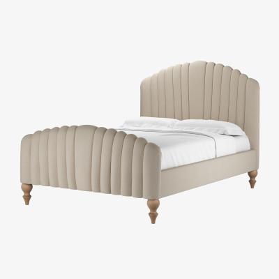 Sofa.com Bella Double Bed in Elderflower Organic Smart Cotton
