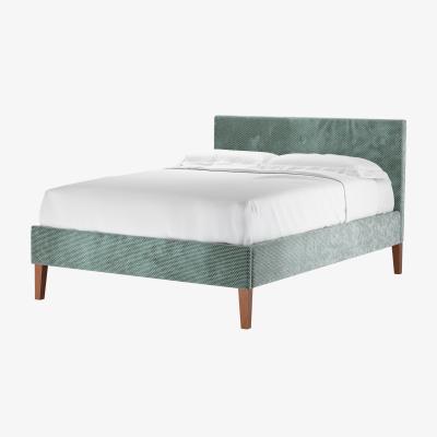 Sofa.com Avery 100cm Double Bed in Peppermint Bubble Velvet