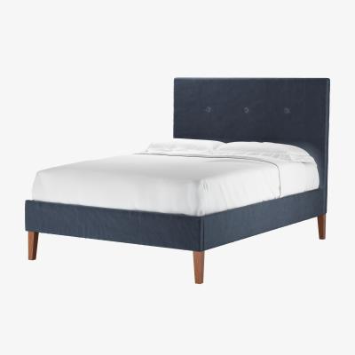 Sofa.com Avery 130cm Double Bed in Skyfall Cotton Matt Velvet