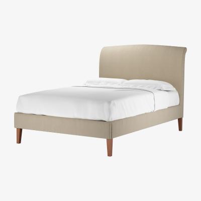 Sofa.com Thea Double Bed in Pennine Stone Organic Smart Cotton