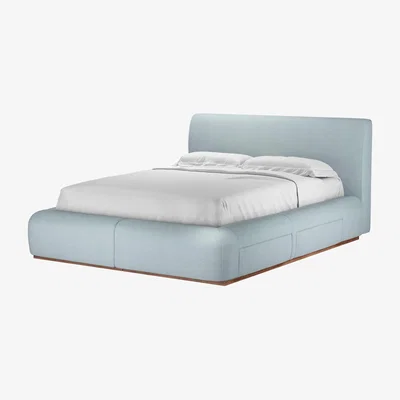 Sofa.com Sunday Double Divan Bed in Exhale Vermeer Linen - sofa.com