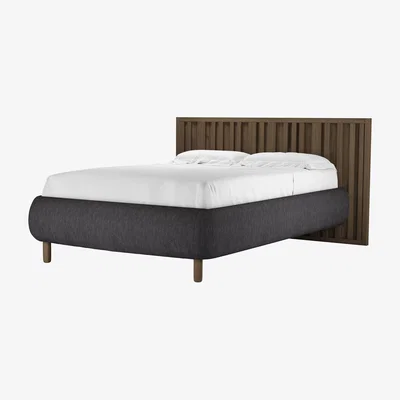 Sofa.com Florence Double Bed in Cadet Soft Chenille - sofa.com