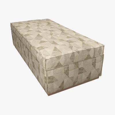 Sofa.com Jack in a Box Double Bed in Box in Desert Pyramid Textured Weave - sofa.com