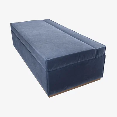 Sofa.com Jack in a Box Double Bed in Box in Navy Velvet
